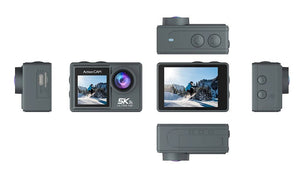 HUAFANT M4R Action Camera 5K 4K60FPS Waterproof 30m IPS Touch LCD 5X Zoom - stepyours.com