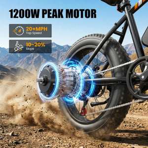 Hopepeak Fat Bike - Long Range — product view 2