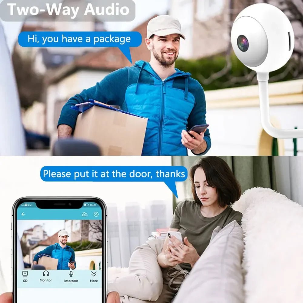 5MP Mini WiFi Indoor Camera 2K AI Auto Tracking Tuya for Baby Monitor - stepyours.com