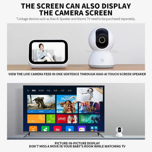 Xiaomi 360 Degree PTZ 2K AI Security Camera - Night Vision And Human Detection - stepyours.com