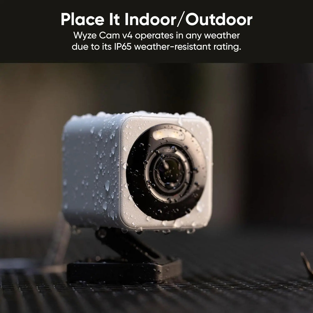 Wyze Cam V4 - 2.5K WiFi Security Camera With Color Night Vision - stepyours.com