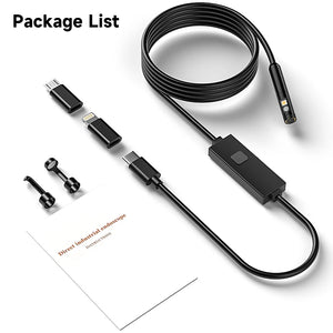 HD1080P Endoscope 3in1 USB Type - C Dual Camera for iPhone Android.add Hooks - stepyours.com