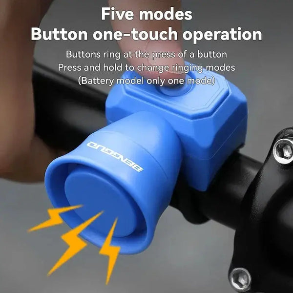 Electric Bike Horn - Waterproof USB Charging Bell — product view 5
