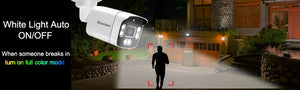 Keview POE 8MP 4K IP Camera - Outdoor Dual Lens Surveillance for Day and Night by stepyours.com