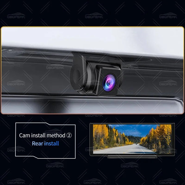 FHD 1080P Car Rear View Camera Waterproof For DVR Dashcam T30 K50 - stepyours.com