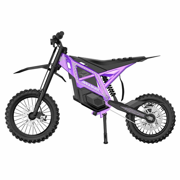 ESKUTE NOVA Beast Electric Dirt Bike for Adults & Teens, 5500W Peak Mid-Drive Motor, 50 MPH Top Speed, 60V 27Ah Battery, Hydraulic Brakes, Nitrogen-Filled Suspension
