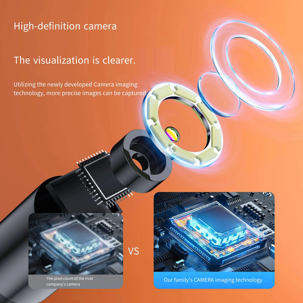 7.0mm Type C Endoscope Camera IP67 Waterproof Borescope With 6 LEDs Android PC - stepyours.com