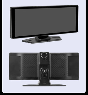 4K Dash Cam CarPlay Android Auto 350 Degree Rotating Lens GPS Bluetooth 7 Inch - stepyours.com
