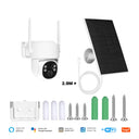 MOES Tuya Solar Powered 4G WiFi 4MP Security Camera With Color Night Vision - stepyours.com