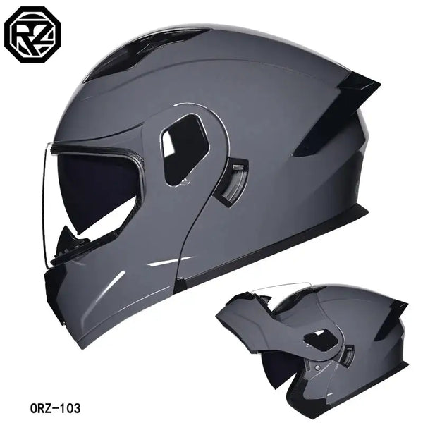 ORZ Modular Flip Helmet Dual Visor — product view 7
