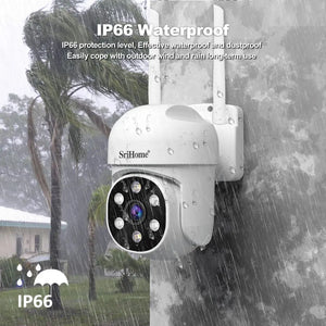 Srihome SH061 Wireless PTZ AI 1080P Home Security Camera Night Vision CCTV - stepyours.com
