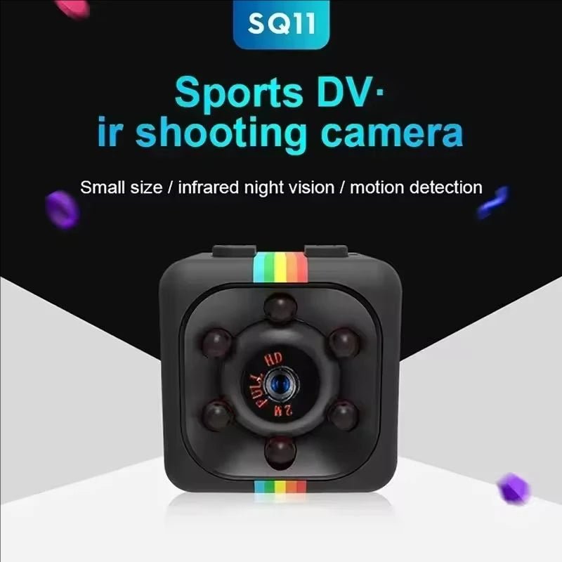 SQ11 Mini Camera 1080p HD Night Vision Hidden Outdoor Security Camera - stepyours.com