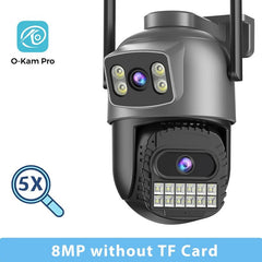 BESDER 15MP WiFi PTZ Outdoor Camera - Dual Screen, 10X Zoom, AI Human Detection - stepyours.com