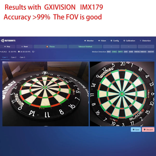 GXIVISION 3 Camera USB Module For Autodarts Scoring Triple Camera No Driver - stepyours.com