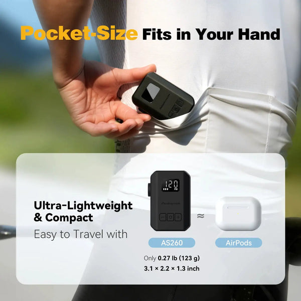 Cordless Digital Bike Inflator — product view 2