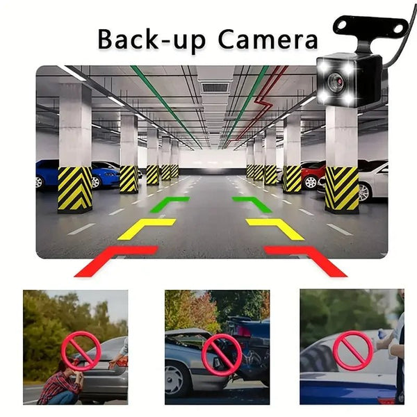4 Channel Car Dash Cam With WiFi FHD 1080P Front Left Right Rear Night Vision - stepyours.com