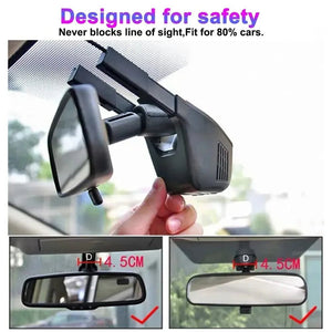 4K 2160P WiFi Car DVR Dash Cam 24H Parking Monitor App Control - stepyours.com