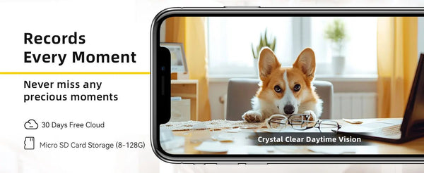 BoyKeep 3MP Indoor WiFi Baby Monitor - Auto Tracking For 24 7 Surveillance Hooks - stepyours.com