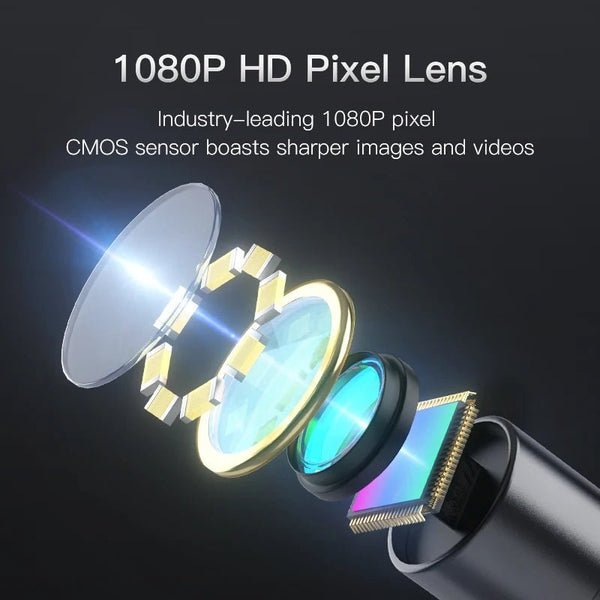 Industrial Endoscope Camera 4.3 Dual Lens 1080P - IP67 Waterproof Borescope - stepyours.com