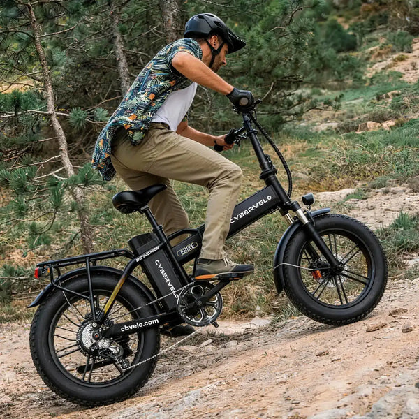 Compact Foldable Fat Tire E Bike — product view 2