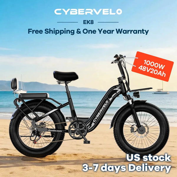 Cybervelo Fat Tire E Bike — product view 2