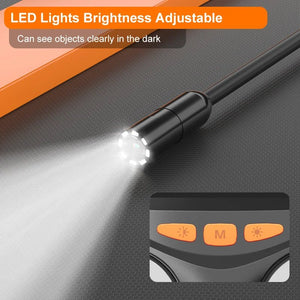 Four Point Three Inch Industrial Endoscope Camera 1080P HD 50m Rigid Cable - stepyours.com