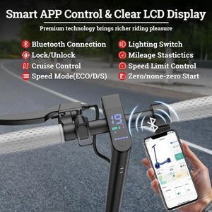 Ladped Electric Scooter With Seat — product view 5