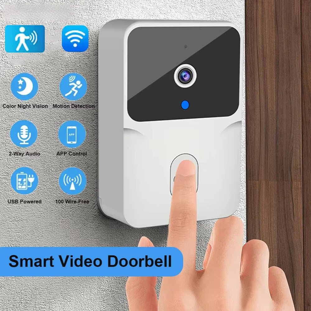 2026 Wireless Smart Video Doorbell With 2 Way Audio - stepyours.com