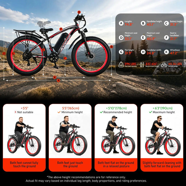 Fat Tire Electric Bike — product view 8