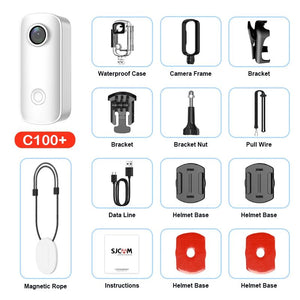 SJCAM C100 Plus Action Camera 4K30FPS 12MP Waterproof 30M WiFi - stepyours.com
