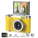 Amorus 1080P Selfie Camera With 180 Degree Flip Screen Beauty Filters 48MP - stepyours.com