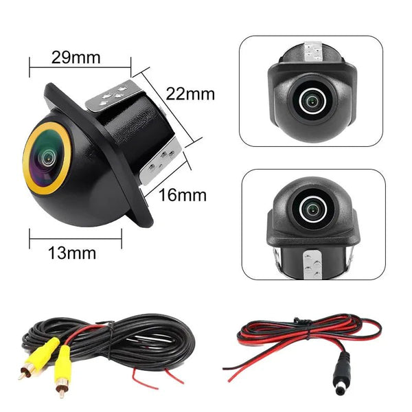 Car Front Rear Side View Camera 170 Degree Fisheye Night Vision Waterproof - stepyours.com