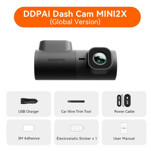 Pictrey M2 2K Dash Cam 330 Degree Rotatable Car DVR Night Vision Voice Control - stepyours.com