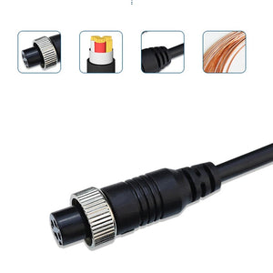 4 Pin Aviation Video Extension Cable 10M for Truck Bus Monitor Camera - stepyours.com