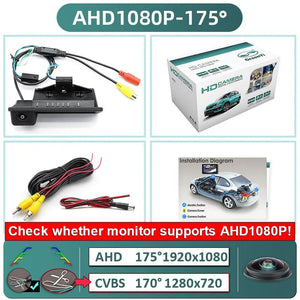 GreenYi AHD 1080P Rear View Car Camera Night Vision For BMW E60 E39 E90 - stepyours.com