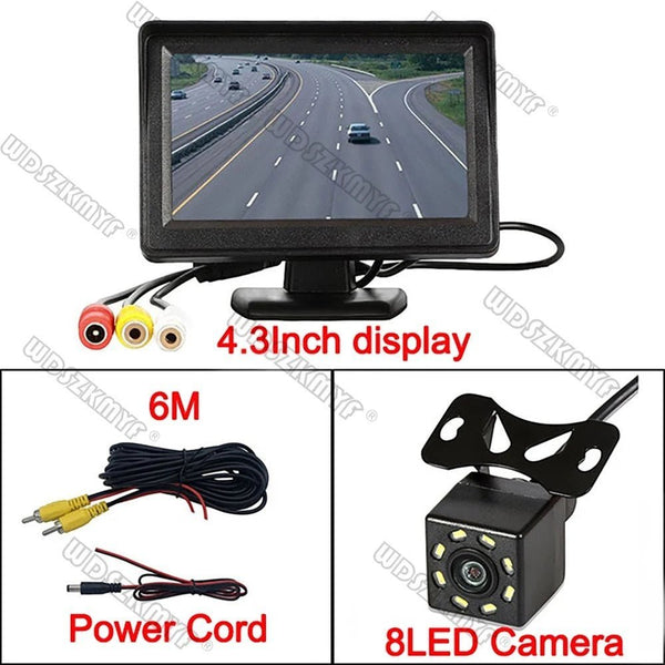 4.3 Inch Rear View Camera Monitor For Car Parking System - stepyours.com
