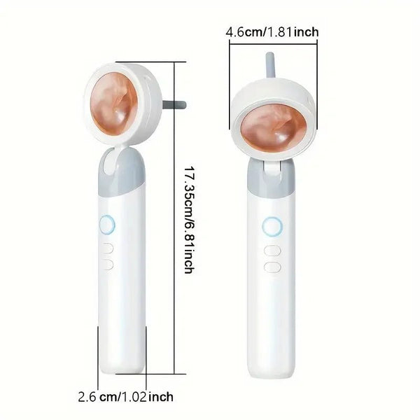 Smart Ear Camera Endoscope - 90 Degree Rotatable Head 1080P HD With 12 Heads - stepyours.com