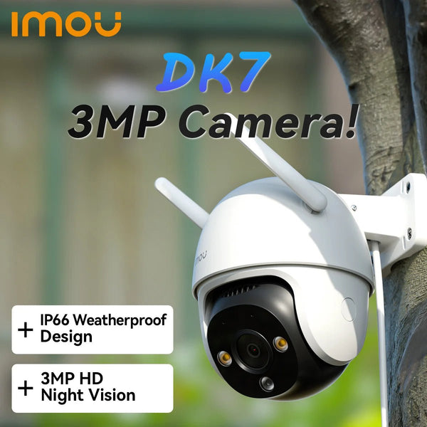 IMOU DK7 3MP Outdoor WiFi Camera With Color Night Vision Smart AI Detection - stepyours.com
