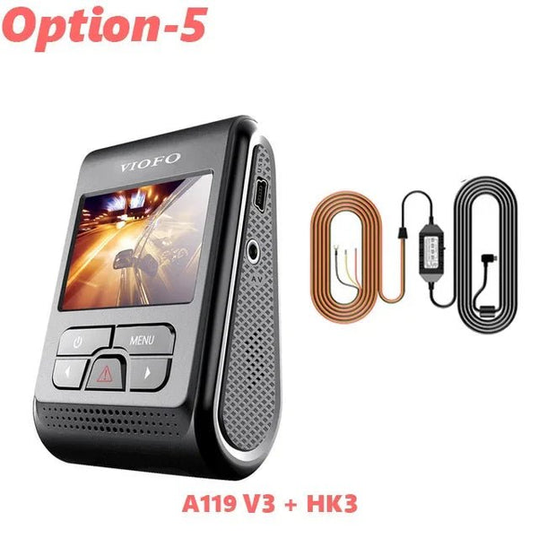 VIOFO A119 V3 2K Car Dash Camera With Parking Mode G Sensor Rota Lens - stepyours.com