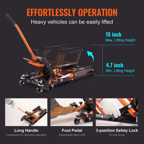 Steel Hydraulic Bike Jack Stand — product view 3