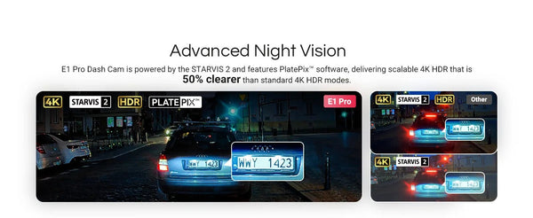 Vantrue E1 Pro 4K Mini Dash Cam Starvis Night Vision HDR WiFi GPS 1TB - stepyours.com