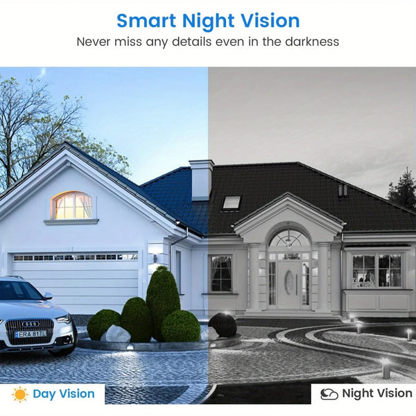 Tuya WiFi Video Doorbell - 2-Way Audio, Outdoor 1080P HD, SD+Cloud Storage, Motion Detection, Easy Setup & Live Alerts by stepyours.com