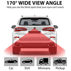 Car Rear View Camera AHD 1080P 170 Degree Wide Angle Night Vision - stepyours.com