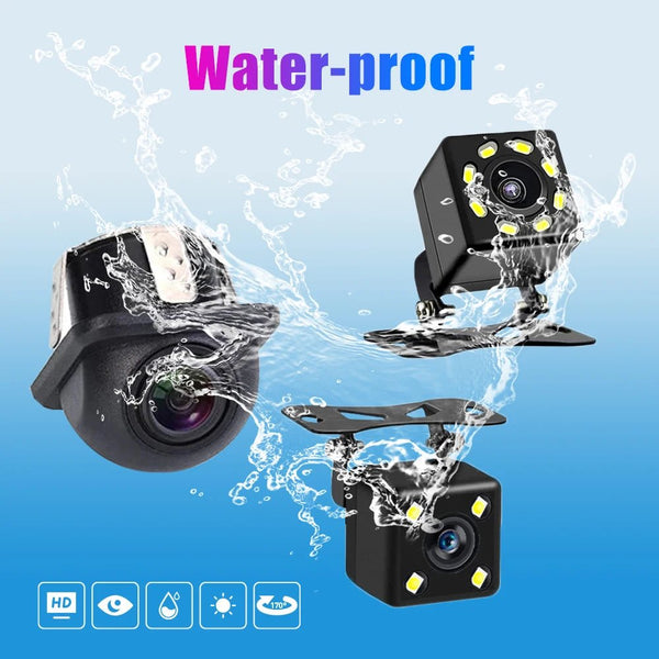 Universal Car Rear View Camera 720P 1080P AHD IP68 LED Waterproof Parking Assist - stepyours.com