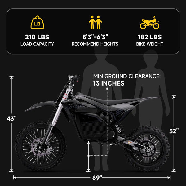 Kooz Pro Electric Dirt Bike — product view 5