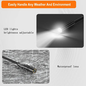 Endoscope Camera 4.3 Inch Screen HD1080P Borescope 100m Cable - stepyours.com