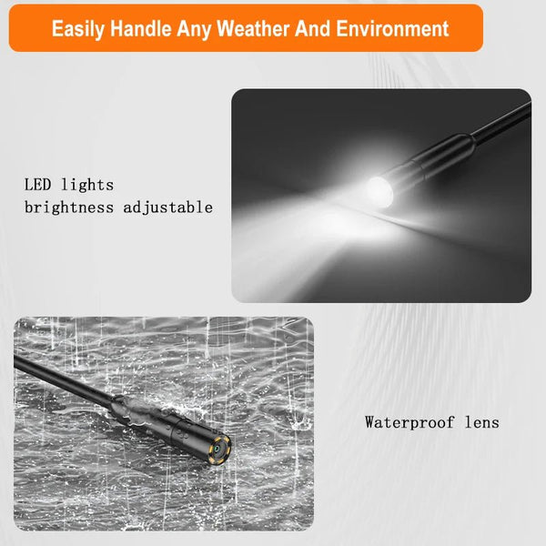 Endoscope Camera 4.3 Inch Screen HD1080P Borescope 100m Cable - stepyours.com