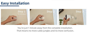 Imilab EC4 Outdoor Security Camera 2.5K Battery Powered Color Night Vision - stepyours.com
