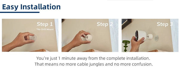 Imilab EC4 Outdoor Security Camera 2.5K Battery Powered Color Night Vision - stepyours.com