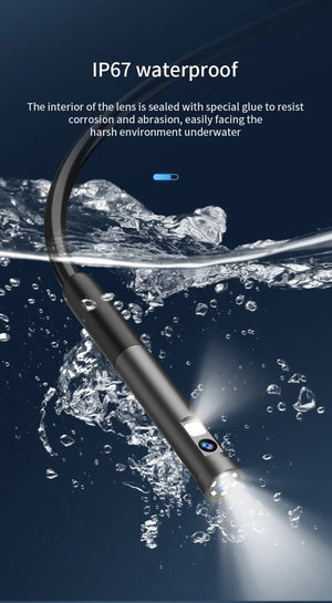 INSKAM WiFi Endoscope Camera Dual Lens Borescope Waterproof For Car Plumbing - stepyours.com